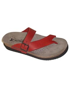 Helen Red Leather Women's